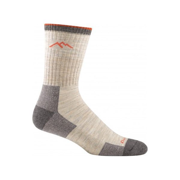Darn Tough Mens Hiker Micro Crew Midweight with Cushion Oatmeal