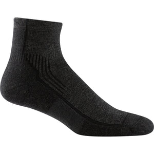 Darn Tough Mens Hiker 1/4 Midweight with Cushion Onyx Black