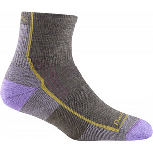 Darn Tough Womens Hiker 1/4 Midweight with Cushion Taupe