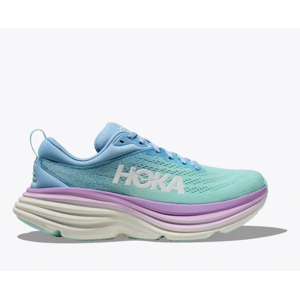 HOKA Womens Bondi 8 Airy Blue / Sunlit Ocean