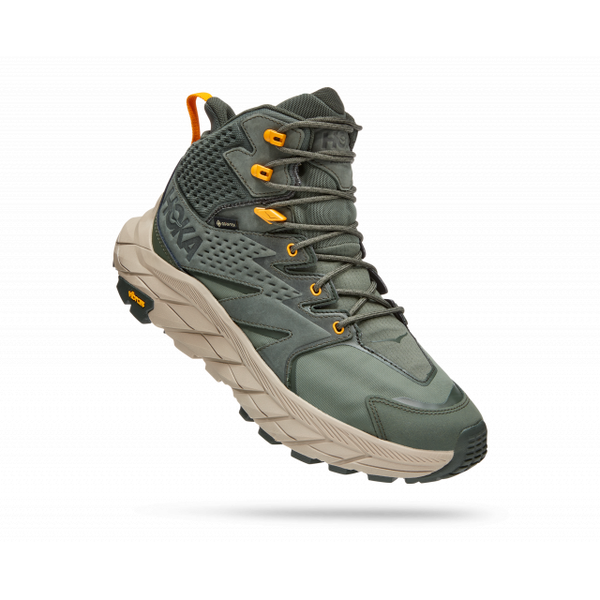 HOKA Mens Anacapa Mid GTX Thyme / Radiant Yellow