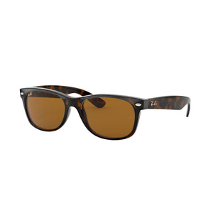 Ray-Ban New Wayfarer Classics Sunglasses Black/Crystal Green