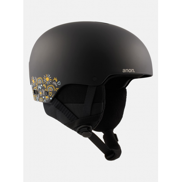 Burton Kids Anon Rime 3 Ski & Snowboard Helmet Magical Black