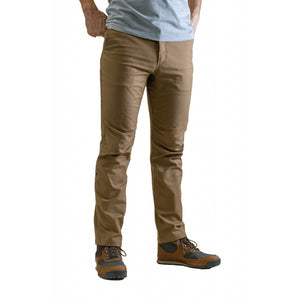 LIVSN Mens Flex Canvas Pants Brown