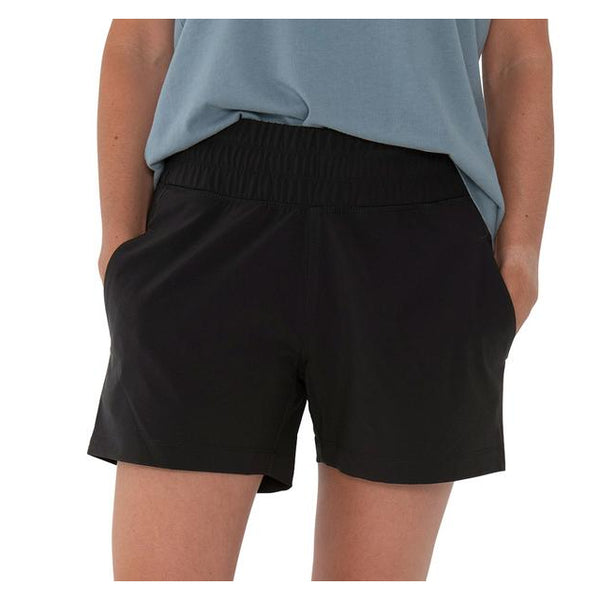 Free Fly Apparel Womens Pull-On Breeze Short Black