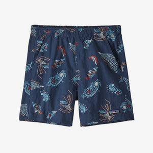 Patagonia Womens Baggies Shorts - 5 in. Clean Currents: Tidepool Blue
