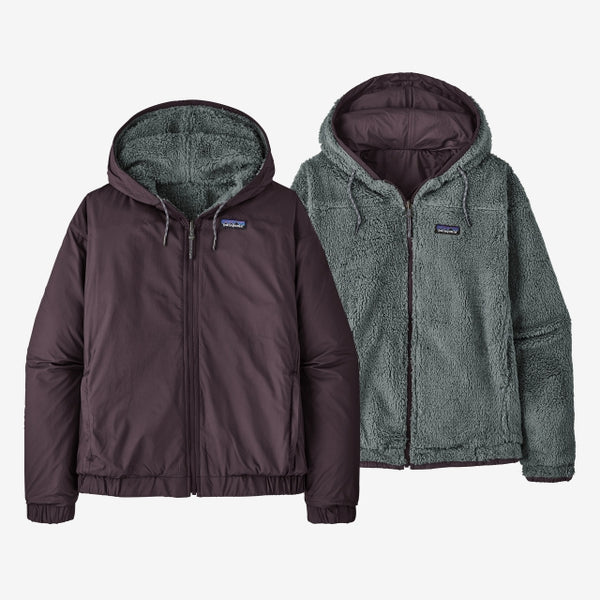 Patagonia Womens Reversible Los Gatos Cambria Jacket Obsidian Plum