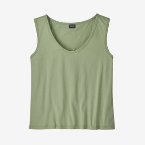 Patagonia Womens Regenerative Organic Certified Cotton Tank Salvia Green