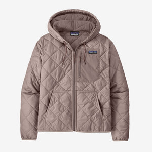 Patagonia Womens Diamond Quilted Bomber Hoody tingray Mauve / S
