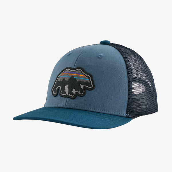Patagonia Kids Trucker Hat Back for Good Bear: Pigeon Blue
