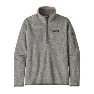 Patagonia Womens Better Sweater 1/4 Zip Birch White