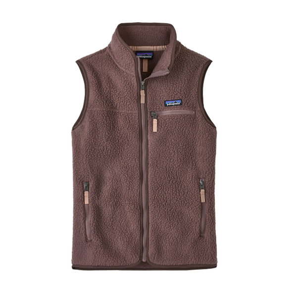 Patagonia Womens Retro Pile Vest Dusky Brown