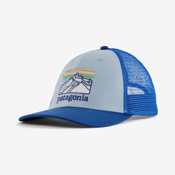 Patagonia P-6 Logo LoPro Trucker Hat Steam Blue
