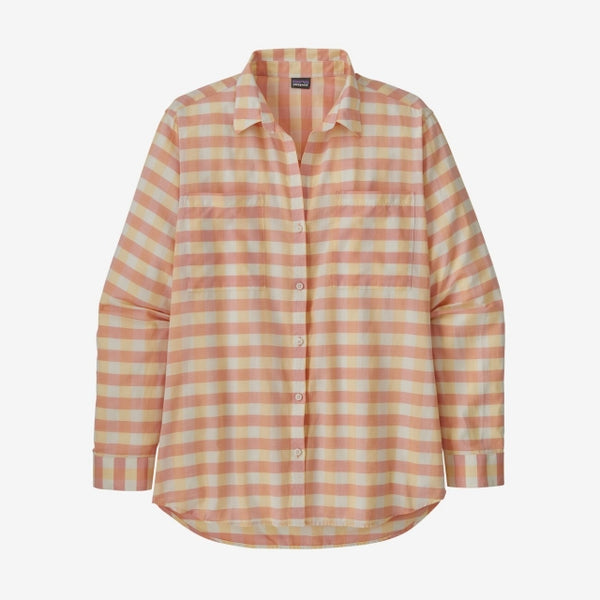 Patagonia Womens LW A/C Buttondown Check: unfade Pink / S