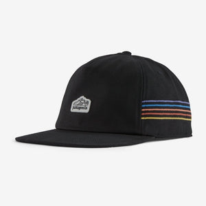 Patagonia Line Logo Ridge Stripe Funfarer Cap Black