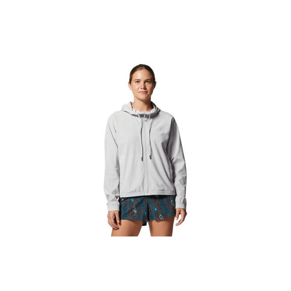 Mountain Hardwear Womens Sunshadow Full Zip Grey Ice