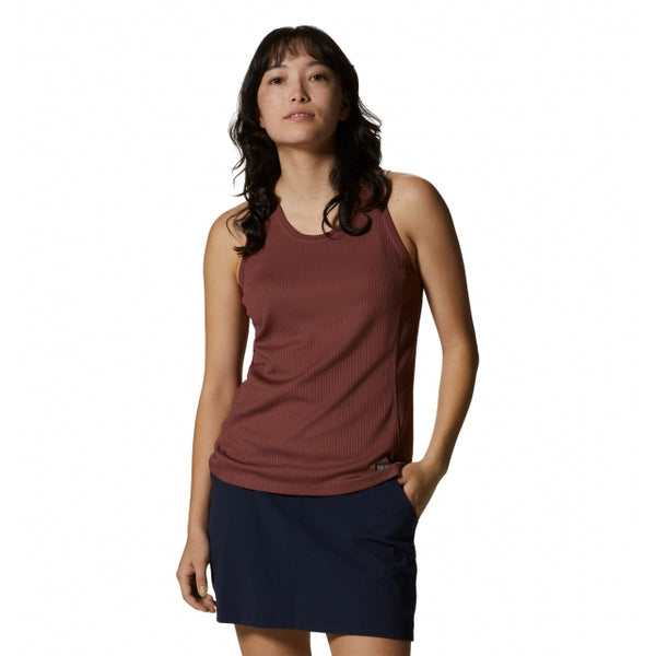 Mountain Hardwear Womens Summer Rib Tank Clay Earth