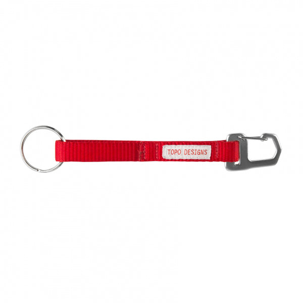 Topo Designs Key Clip Red