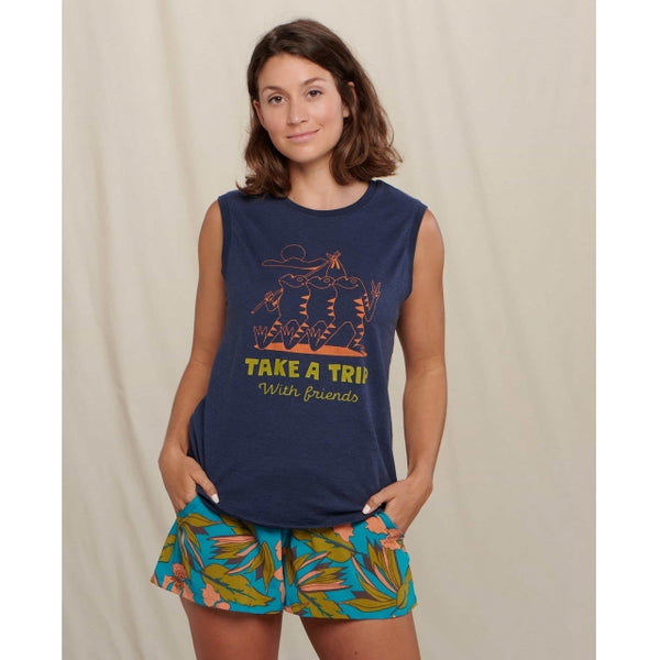 Toad&Co Womens Hemp Daily Tank True Navy