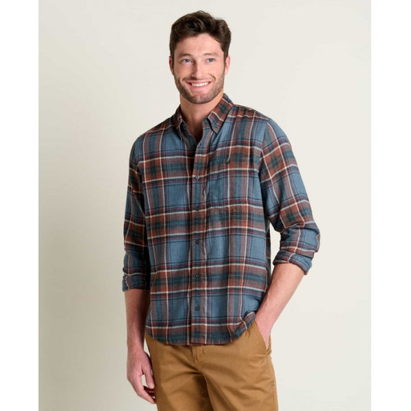 Toad&Co Mens Airsmyth LS Shirt North Shore Windowpane