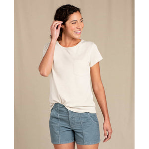 Toad&Co Womens Primo SS Crew Salt