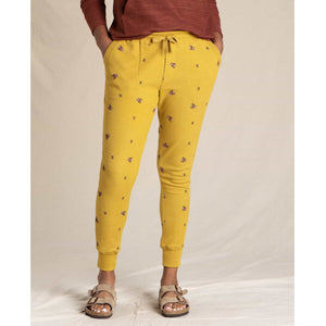 Toad&Co Womens Foothill Jogger Antler Motif Print