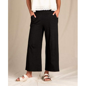 Toad&Co Womens Chaka Wide Leg Pant Black