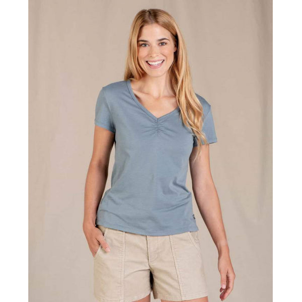 Toad&Co Womens Rose SS Tee High Tide