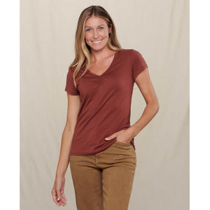 Toad&Co Womens Rose SS Tee Henna