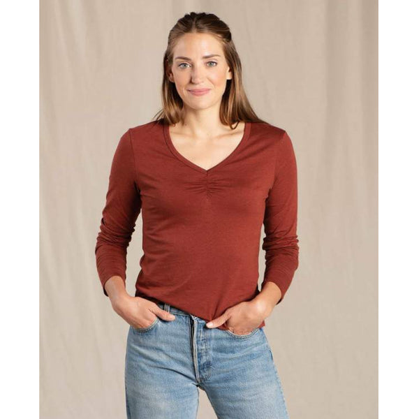 Toad&Co Womens Rose LS Tee Manzanita