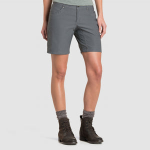 KUHL Womens Trekr Short 8 Charcoal