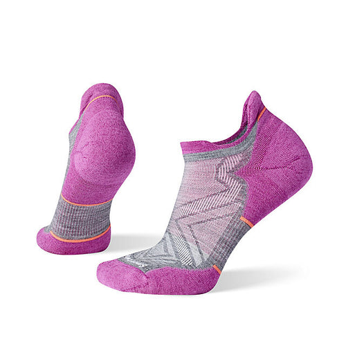 Smartwool Womens Run Targeted Cushion Low Ankle Socks Medium Gray