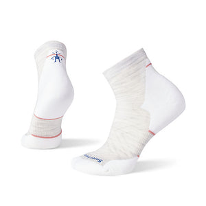 Smartwool Womens Run Targeted Cushion Ankle Socks Ash