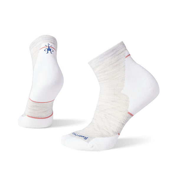 Smartwool Womens Run Targeted Cushion Ankle Socks Ash