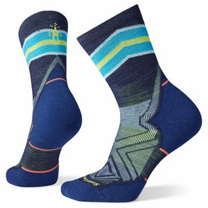Smartwool Womens Run Targeted Cushion Mid Crew Socks Deep Navy