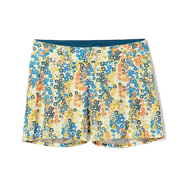 Smartwool Womens Hike Short Almond eadow Print / M