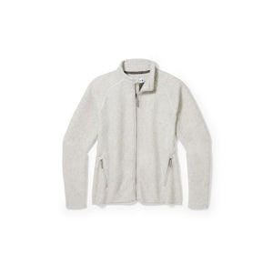 Smartwool Womens Hudson Trail Fleece Full Zip Ash Heather