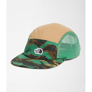 The North Face Class V Camp Hat Deep Grass Green Painted Camo Print