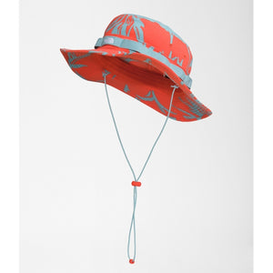 The North Face Class V Brimmer Retro Orange Tropical Paintbrush Print