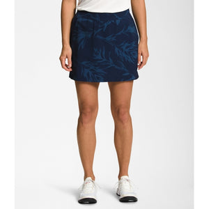 The North Face Womens Never Stop Wearing Skort Summit Navy Tropical Paintbrush Print
