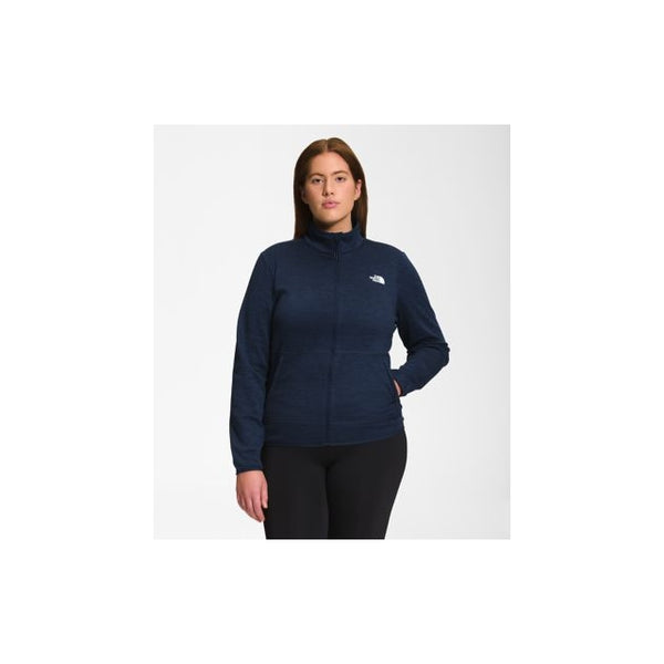 The North Face Womens Plus Canyonlands Full Zip Summit Navy Dark Heather