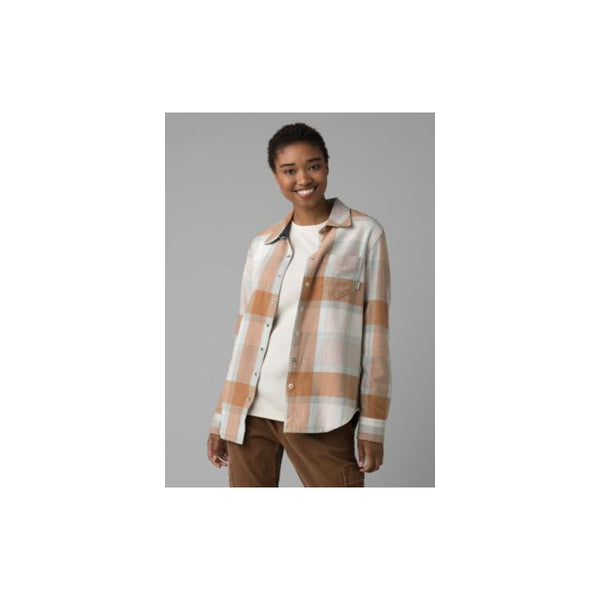 Prana Womens Golden Canyon Flannel nowflake / S