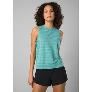 Prana Womens Sol Searcher Tank Cove tripe / S