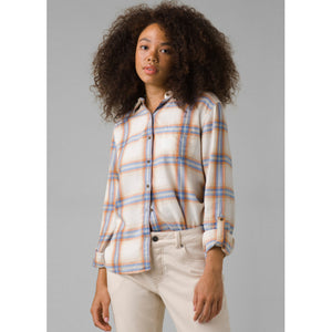 Prana Womens Alfie Flannel Rye Green