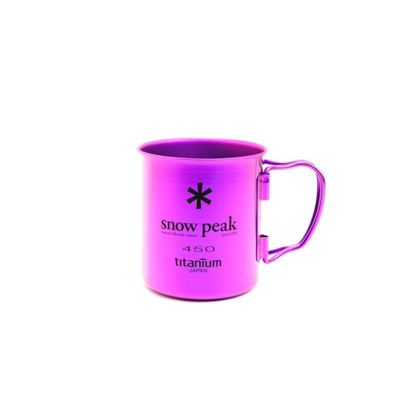 Snow Peak Titanium Single Cup 450 Purple