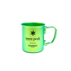 Snow Peak Titanium Single Cup 450 Green